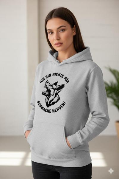 Unisex Hoodie mit Schäferhund Print 1